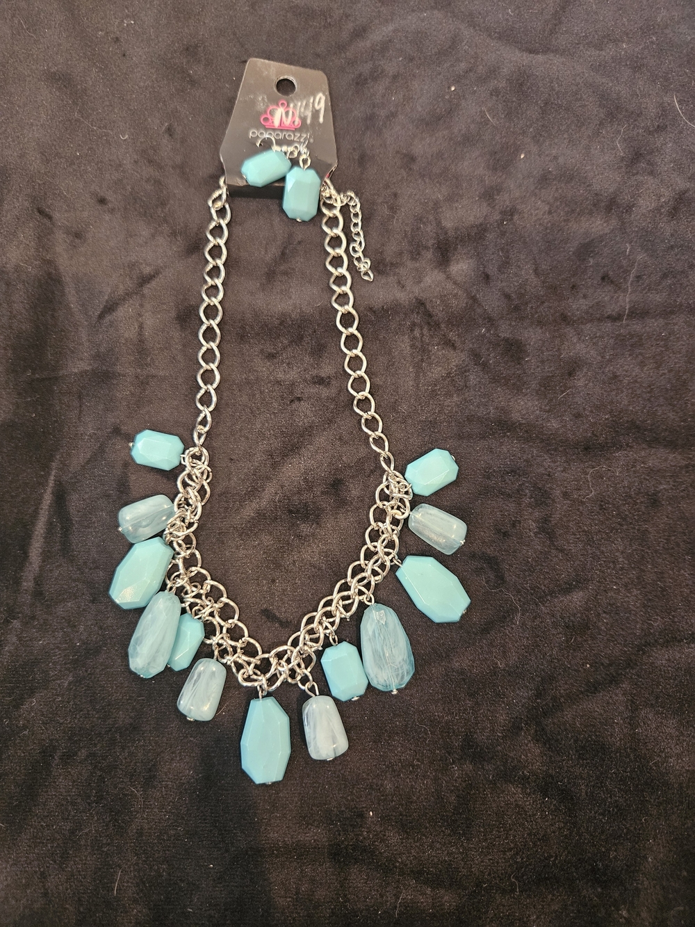 paparazzi Turquoise Multi-Bead Statement Necklace